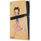 Betty Boop With Puppy Orange Background PS5 Pro Console Skin