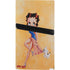 Betty Boop With Puppy Orange Background PS5 Pro Console Skin