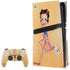Betty Boop With Puppy Orange Background PlayStation PS5 Skins