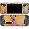 Betty Boop With Puppy Orange Background Steam Deck Handheld Gaming Computer OLED Skin