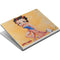 Betty Boop With Puppy Orange Background Surface Book Skin