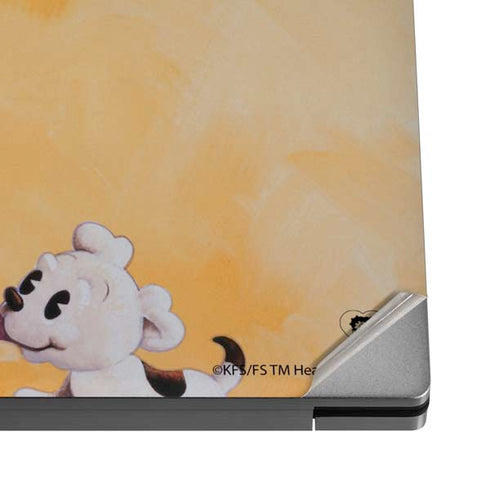 Betty Boop With Puppy Orange Background Dell XPS Skin