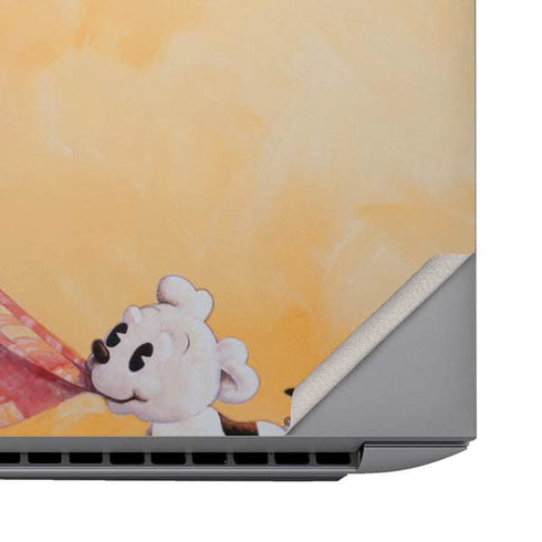 Betty Boop With Puppy Orange Background HP ZBook Fury 16 G10 Skin