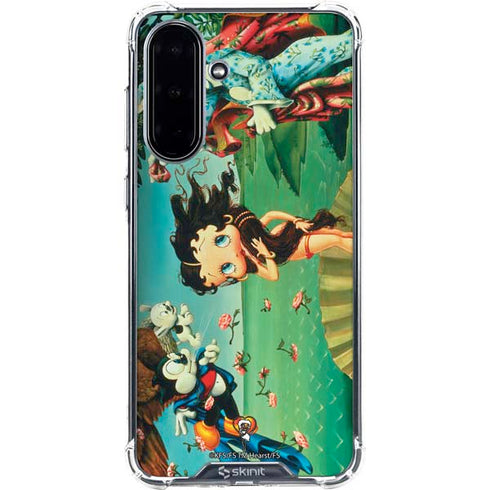 Betty Boop At Sea Galaxy A36 5G Clear Case