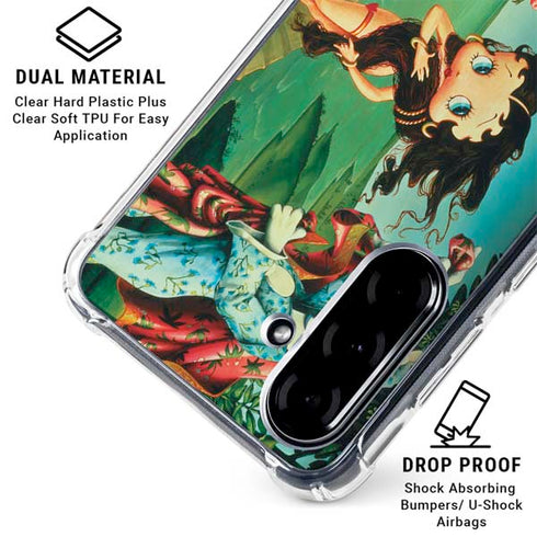 Betty Boop At Sea Galaxy A36 5G Clear Case