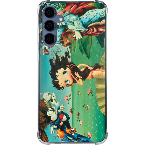 Betty Boop At Sea Galaxy A55 5G Clear Case