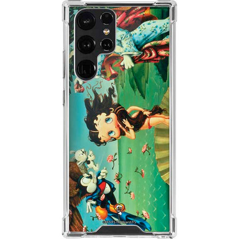 Betty Boop At Sea Galaxy S22 Ultra Clear Case