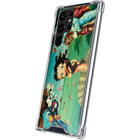 Betty Boop At Sea Galaxy S22 Ultra Clear Case