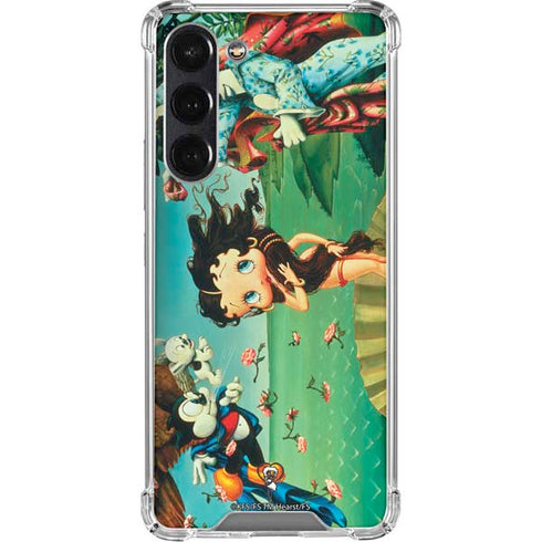 Betty Boop At Sea Galaxy S24 FE Clear Case