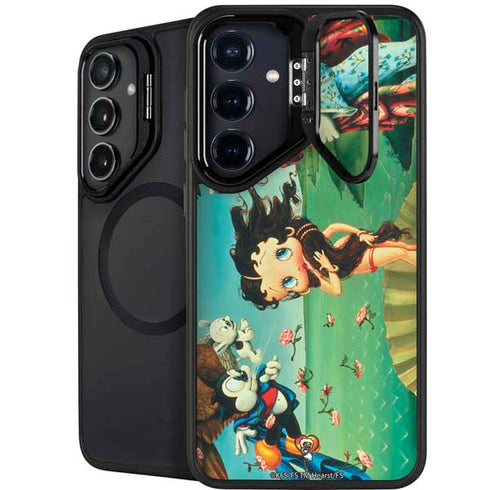 Betty Boop At Sea Galaxy S24 FE Kickstand Case