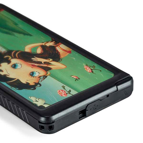 Betty Boop At Sea Galaxy S24 Ultra Waterproof Case