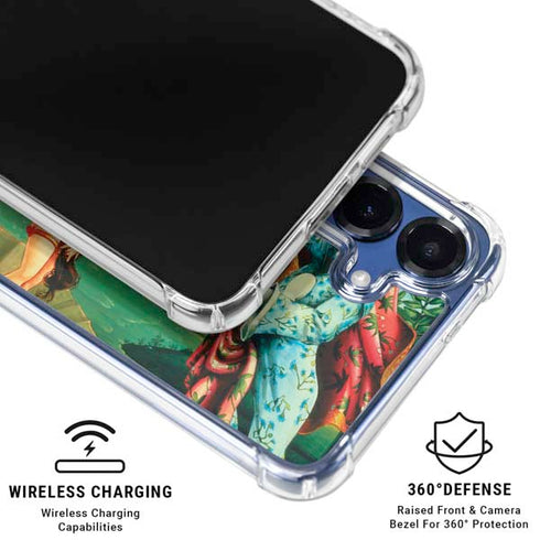 Betty Boop At Sea Galaxy S25 Plus Clear Case