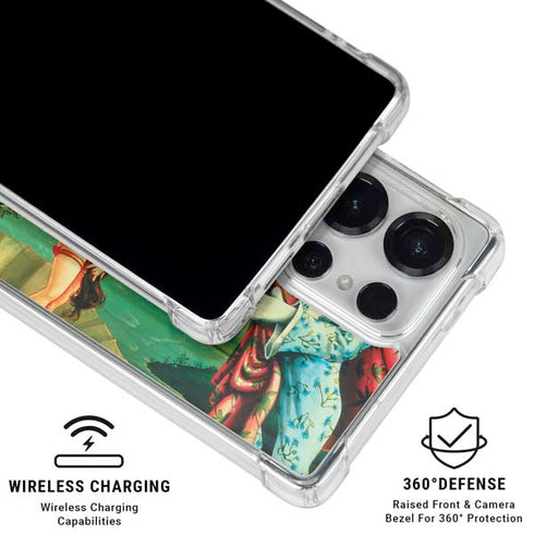 Betty Boop At Sea Galaxy S25 Ultra Clear Case