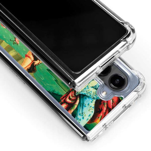 Betty Boop At Sea Galaxy Z Fold5 5G Clear Case