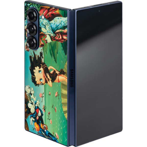Betty Boop At Sea Galaxy Z Fold6 Skin