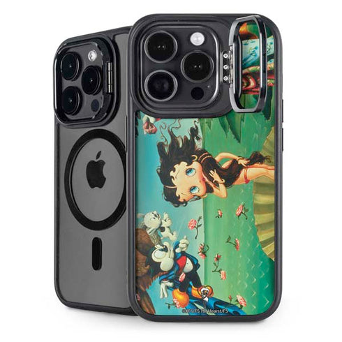 Betty Boop At Sea iPhone 14 Pro Kickstand Case