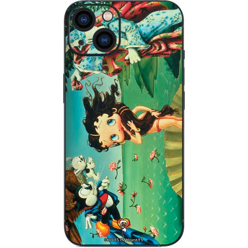Betty Boop At Sea iPhone Skins