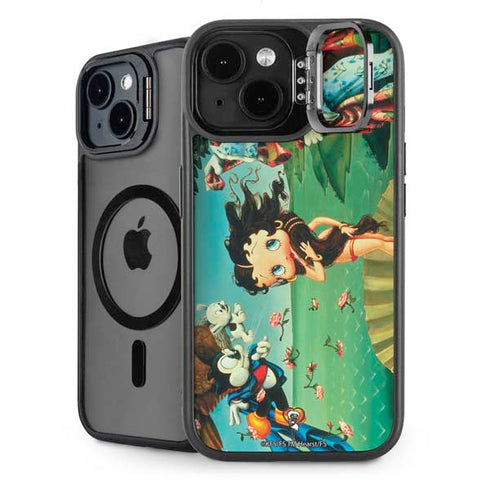 Betty Boop At Sea iPhone 15 Kickstand Case