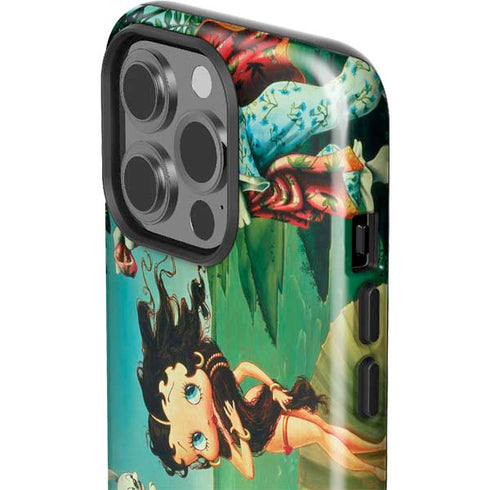 Betty Boop At Sea iPhone 15 Pro Impact Case