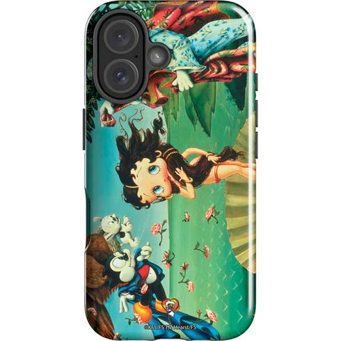 Betty Boop At Sea iPhone 16 Impact Case