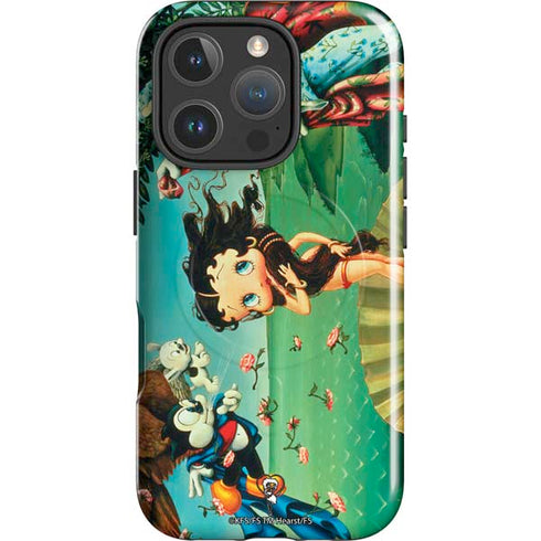 Betty Boop At Sea iPhone 16 Pro Magsafe Impact Case
