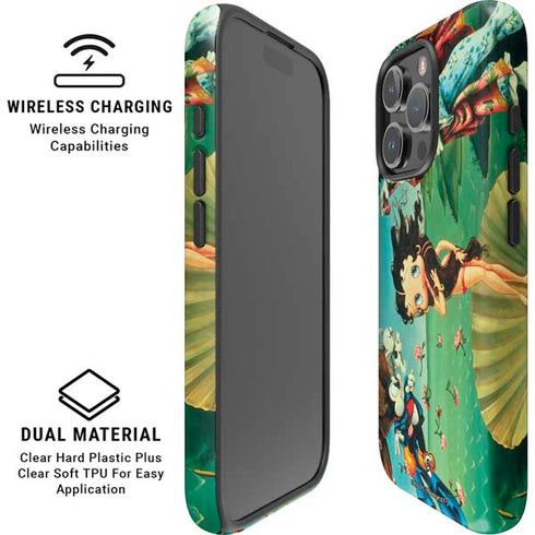 Betty Boop At Sea iPhone 16 Pro Magsafe Impact Case