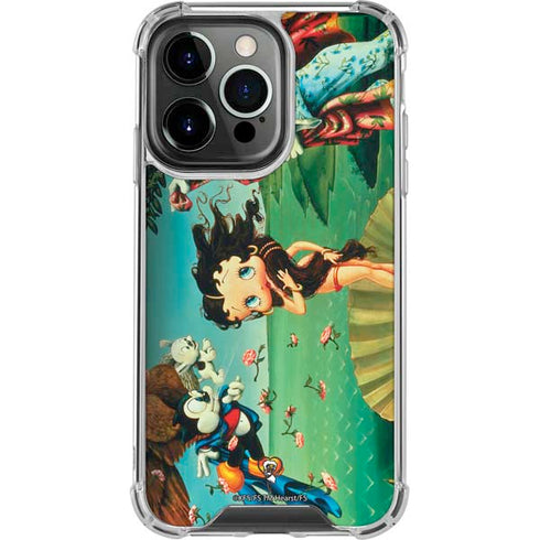 Betty Boop At Sea iPhone 16 Pro Max Clear Case