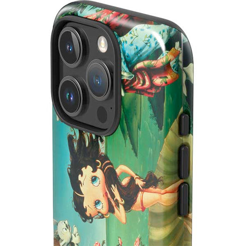 Betty Boop At Sea iPhone 16 Pro Max Impact Case