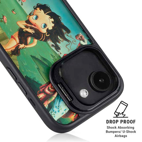 Betty Boop At Sea iPhone 16e Kickstand Case