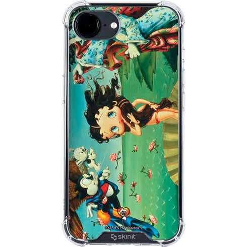 Betty Boop At Sea iPhone 16e Clear Case