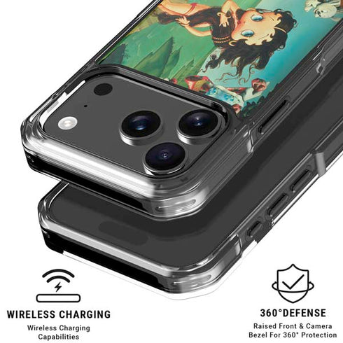 Betty Boop At Sea iPhone 18 Pro Clear Case