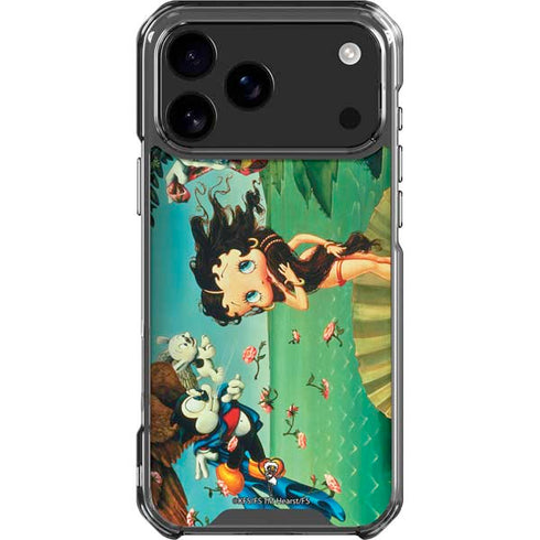 Betty Boop At Sea iPhone 18 Pro Max Clear Case