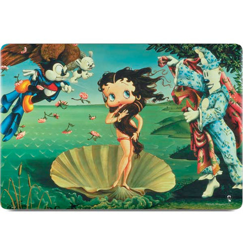 Betty Boop At Sea MacBook Skins