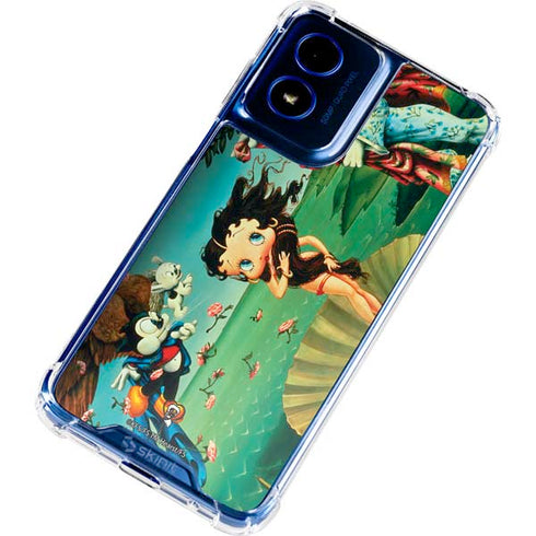 Betty Boop At Sea Moto G Play 4G (2024) Clear Case
