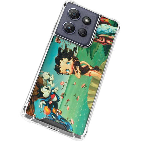 Betty Boop At Sea Moto G Stylus 5G (2025) Clear Case