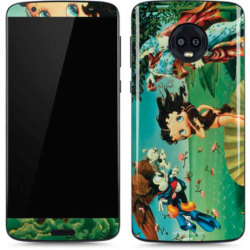 Betty Boop At Sea Moto G6 Skin