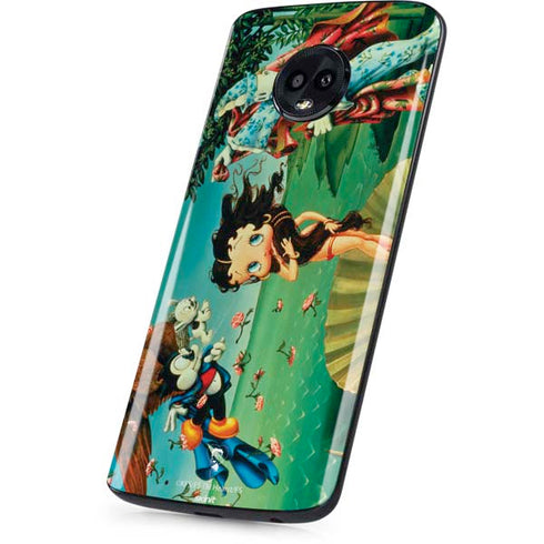 Betty Boop At Sea Moto G6 Skin