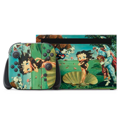 Betty Boop At Sea Nintendo Switch 2 (2025) with Joy-Con Skin