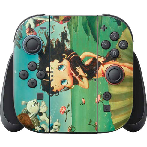 Betty Boop At Sea Nintendo Switch 2 (2025) Joy-Con Controller Skin