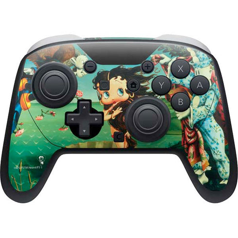 Betty Boop At Sea Nintendo Switch 2 (2025) Pro Controller Skin