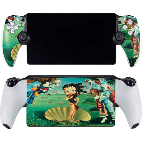 Betty Boop At Sea PlayStation PS5 Skins