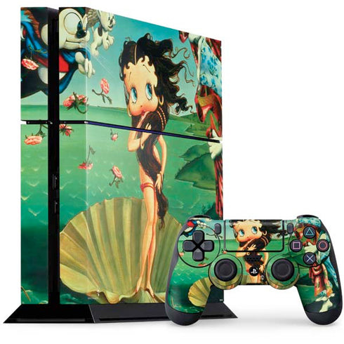 Betty Boop At Sea PlayStation PS4 Skins