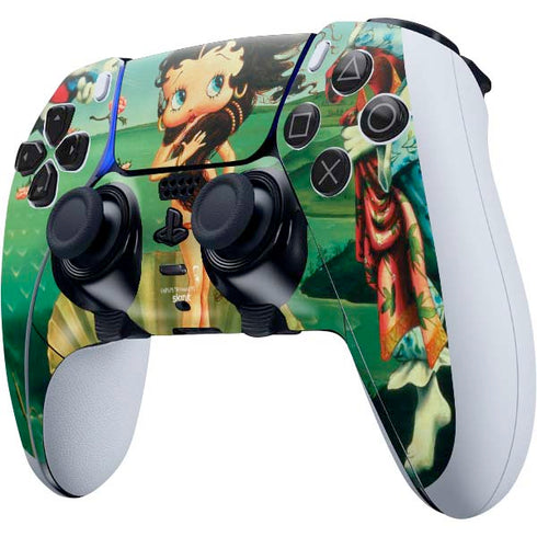 Betty Boop At Sea PS5 DualSense Edge Pro Controller Skin