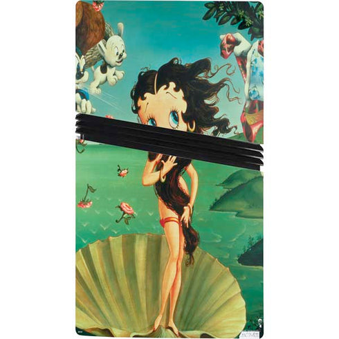 Betty Boop At Sea PS5 Pro Console Skin