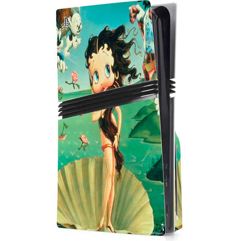Betty Boop At Sea PlayStation PS5 Skins