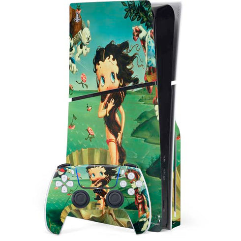 Betty Boop At Sea PlayStation PS5 Skins