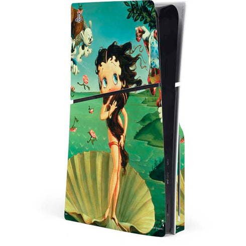 Betty Boop At Sea PlayStation PS5 Skins