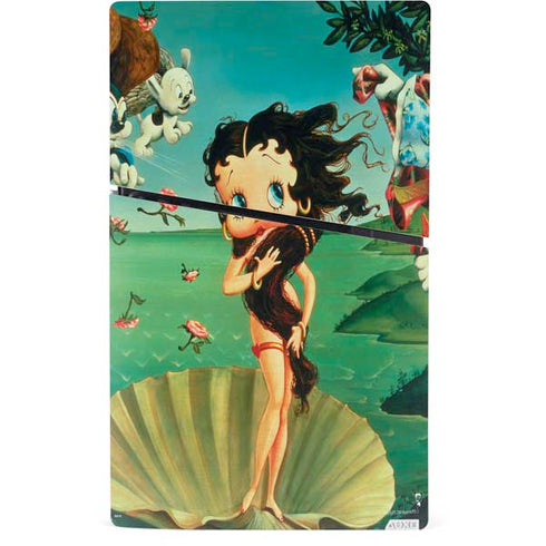 Betty Boop At Sea PS5 Slim Digital Edition Console Skin