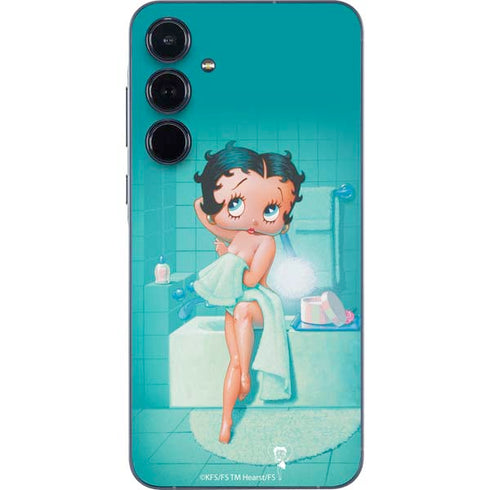 Betty Boop Bathing Galaxy A55 5G Skin