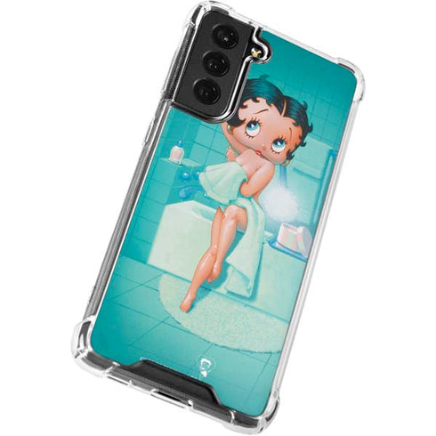 Betty Boop Bathing Galaxy S22 Clear Case